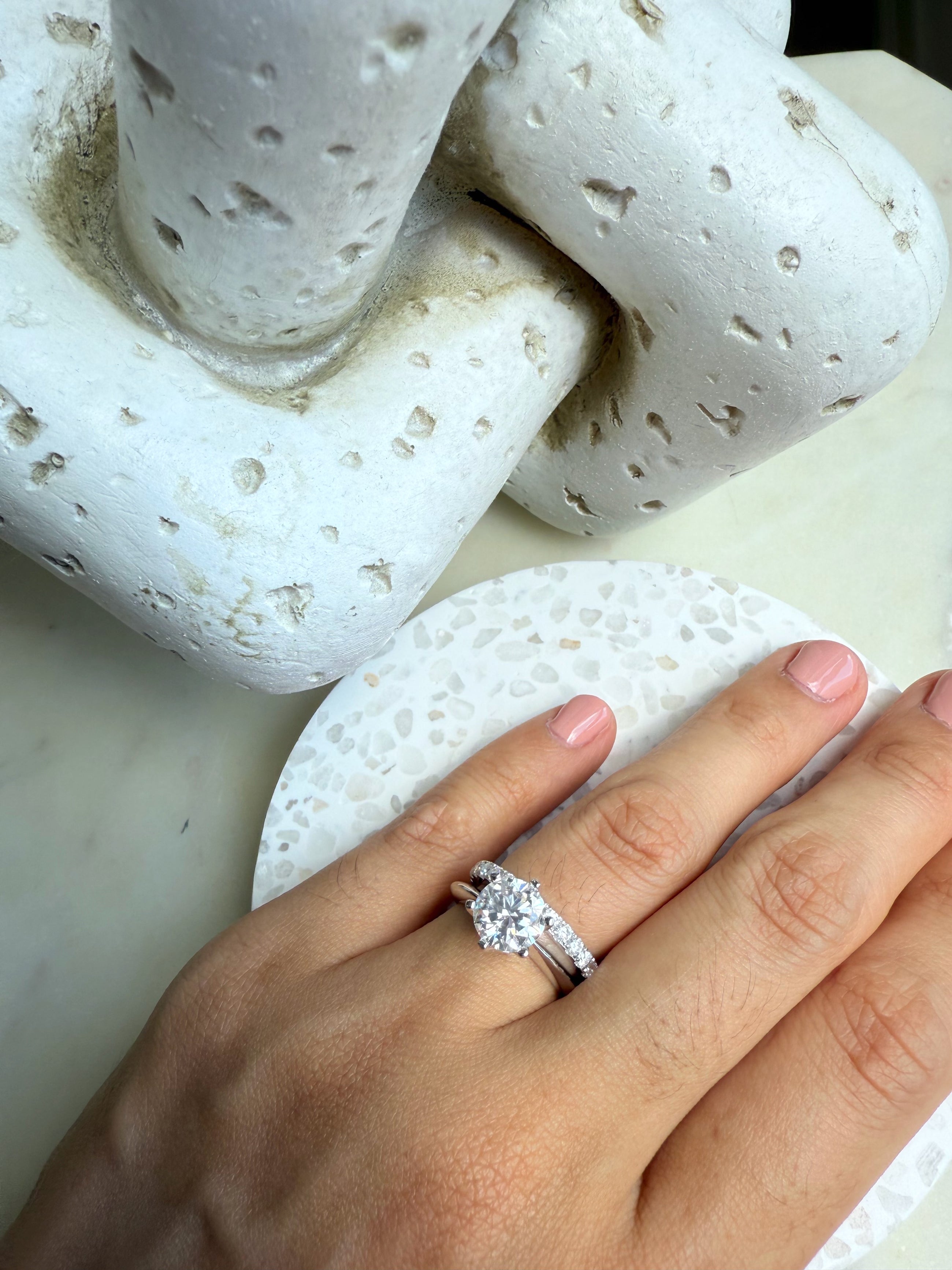 Eternal Solitaire Duo (White Gold)