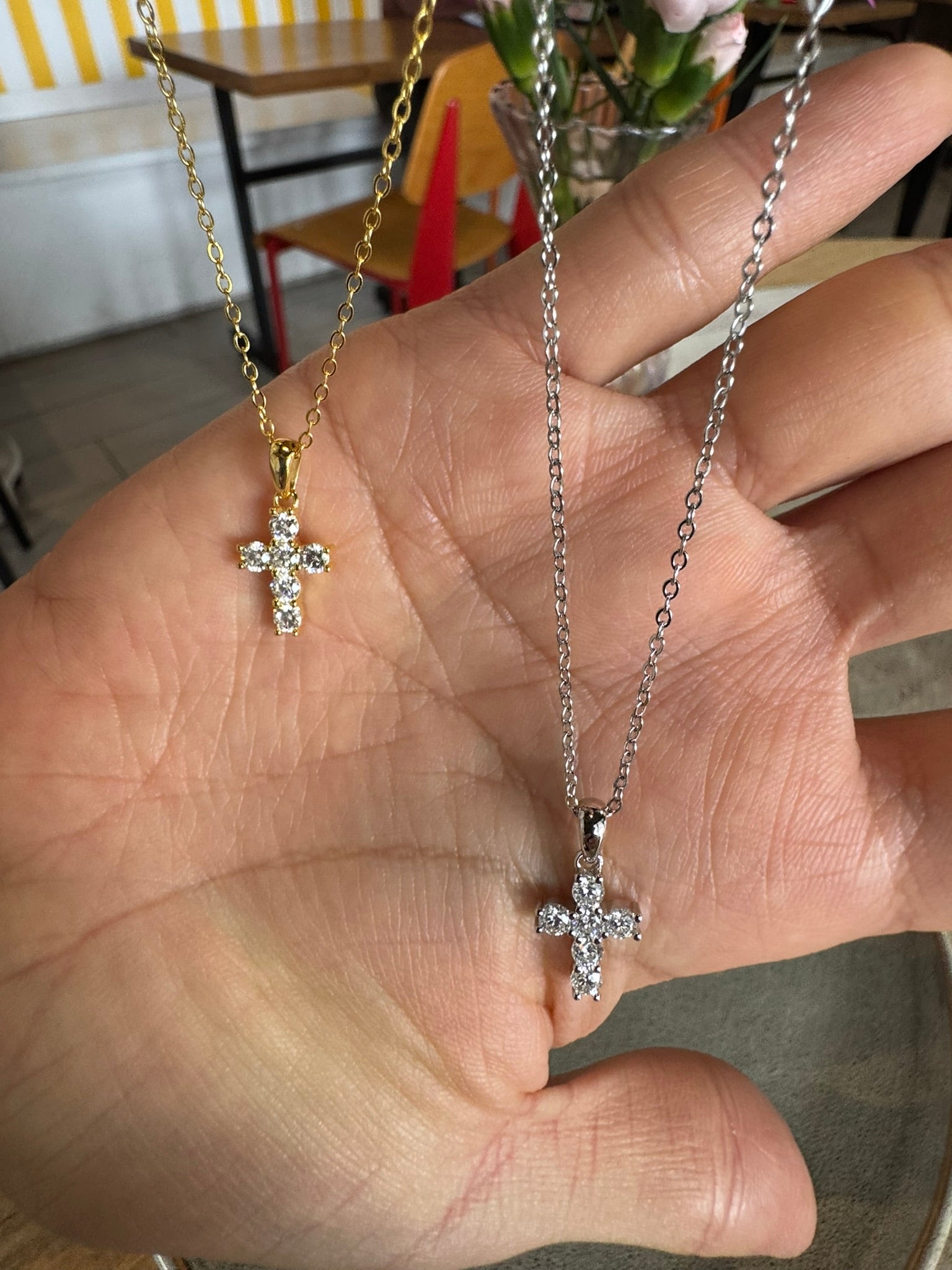 Elara Cross Pendant