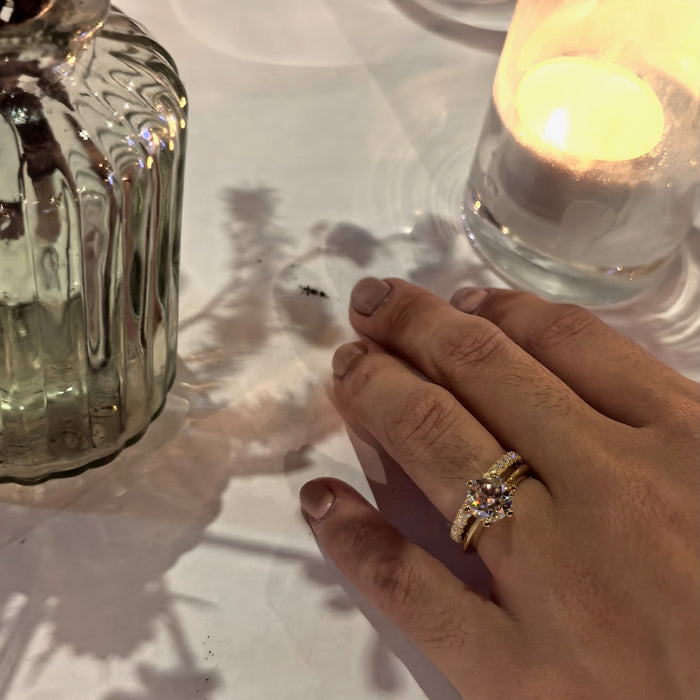 Eternal Solitaire Duo (Yellow Gold)