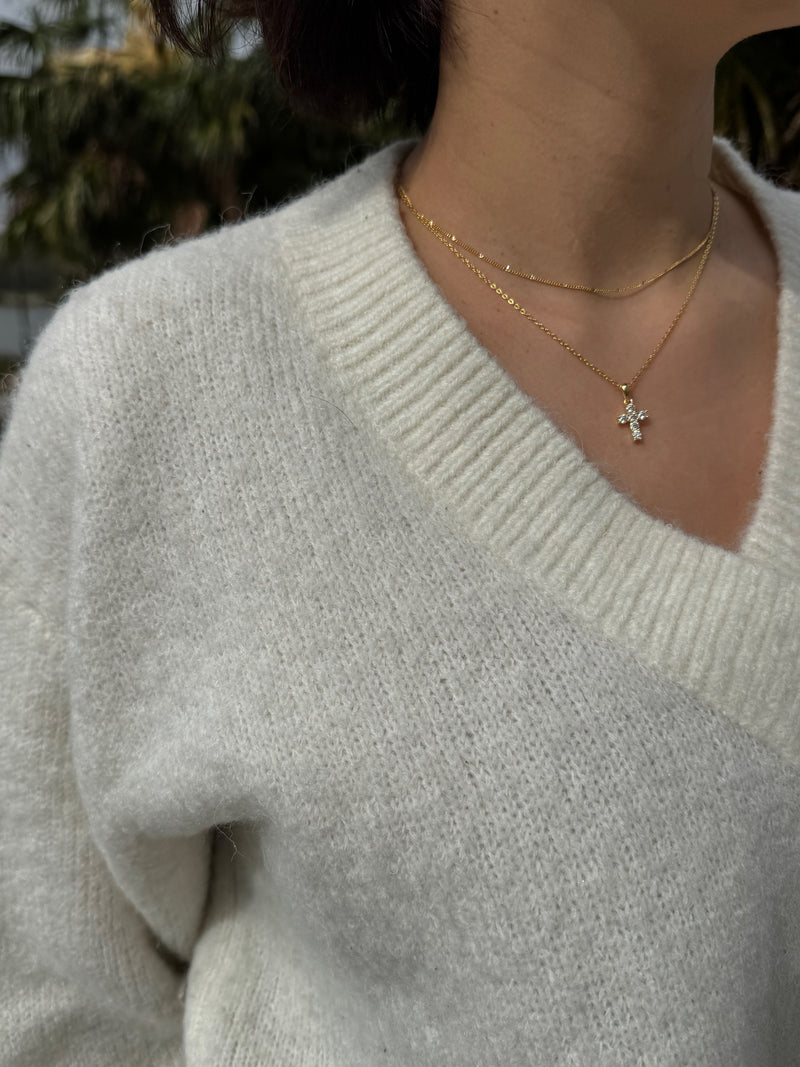 Elara Cross Pendant