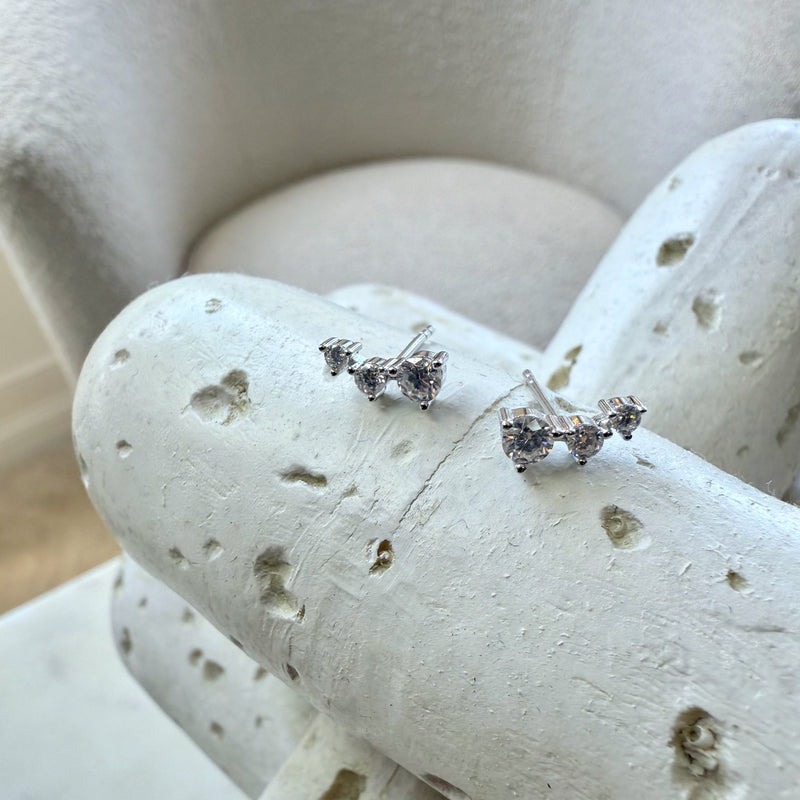 Isabella Earrings_White Gold