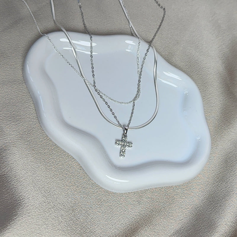 Vienna Double Chain Necklace