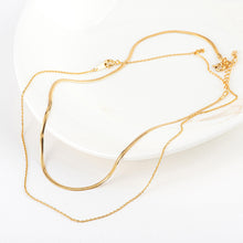 Vienna Double Chain Necklace